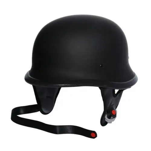 Мотоциклетный матовый черный Немецкий полулицевой шлем ДЛЯ Chopper Cruiser Biker M/L/XL|chopper