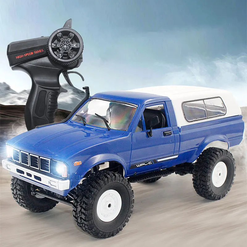 WPL C24 2,4G 1:16 4WD RC автомобиль джип модель Электрический радиоуправляемый внедорожный грузовик багги движущаяся машина радиоуправляемые игрушки подарки для мальчиков