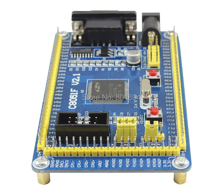 C8051F120 Core/макетная обучающая плата/C8051F минимальная система для 12-битной AD/DA