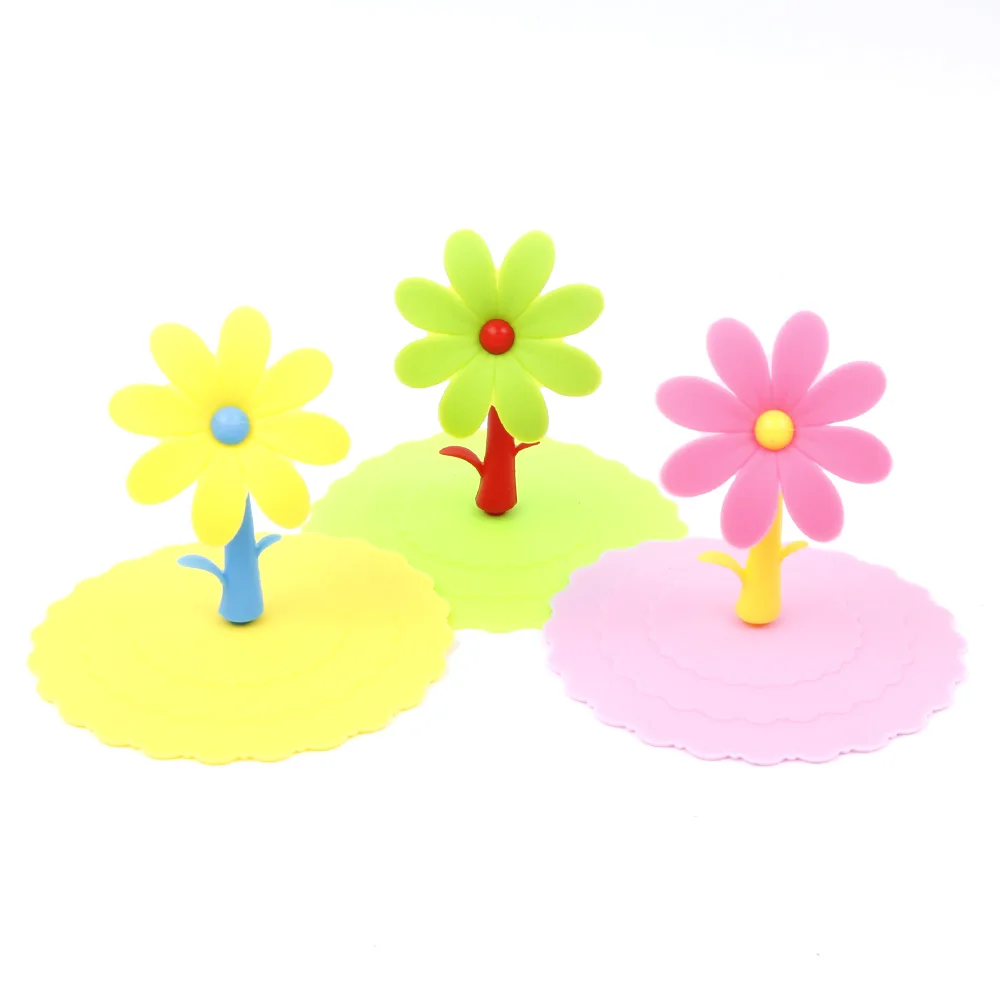 Лидер продаж симпатичная креативная силиконовая Герметичная крышка для кружки