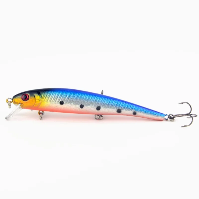 Жесткая Рыболовная Приманка Minnow 1 шт./лот 14 см 23 7 г с 3 рыболовными крюками