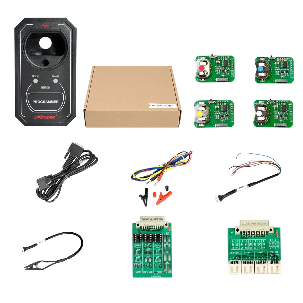 Программатор OBDSTAR P001 адаптер RFID и ключ обновления PCF79XX EEPROM 3 в 1 работает с X300 DP Master - Фото №1