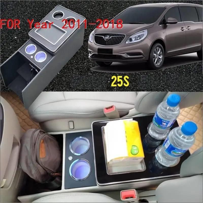 Подлокотник автомобиля-Стайлинг автомобиля модификация молдинги декоративное украшение авто подлокотник коробка 11 12 13 14 15 16 17 18 для Buick GL8