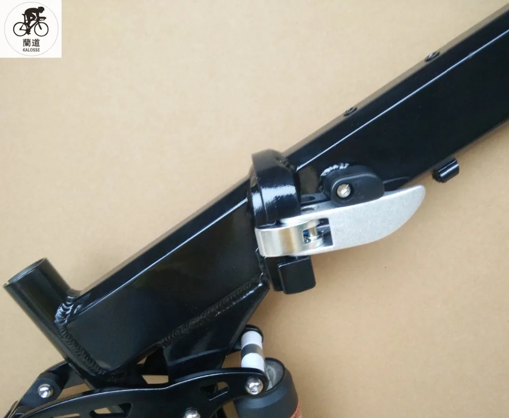 Велосипед Kaloss с складной рамой, аксессуарами для велосипеда и алюминиевым сплавом, 26*17 дюймов, горный велосипед.