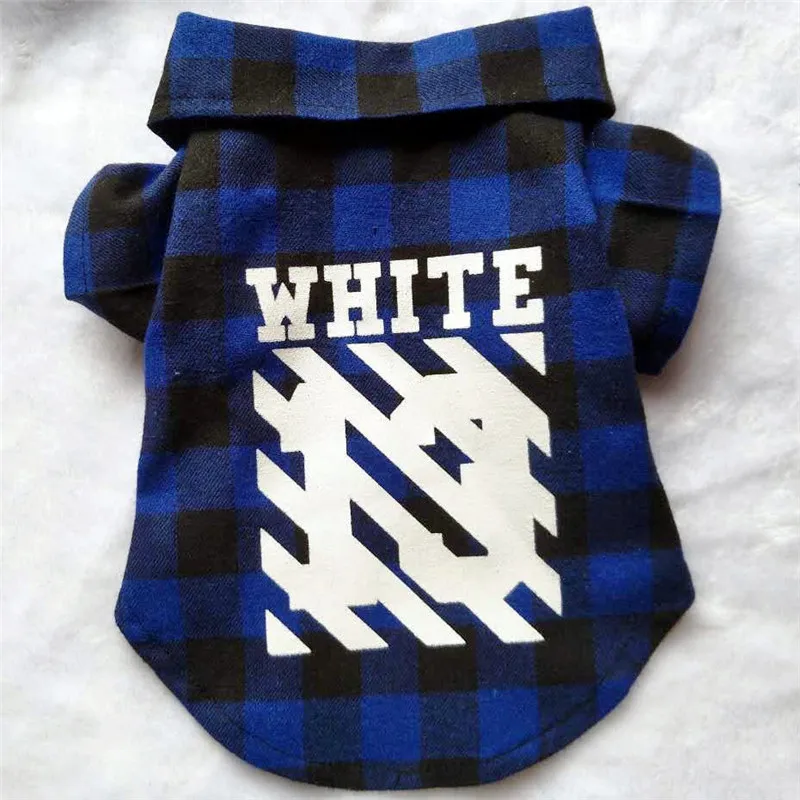 Pet Puppy Dog Clothes Plaid Shirt Coats Jackets For Small Dogs Clothing Yorkies Chihuahua | Дом и сад