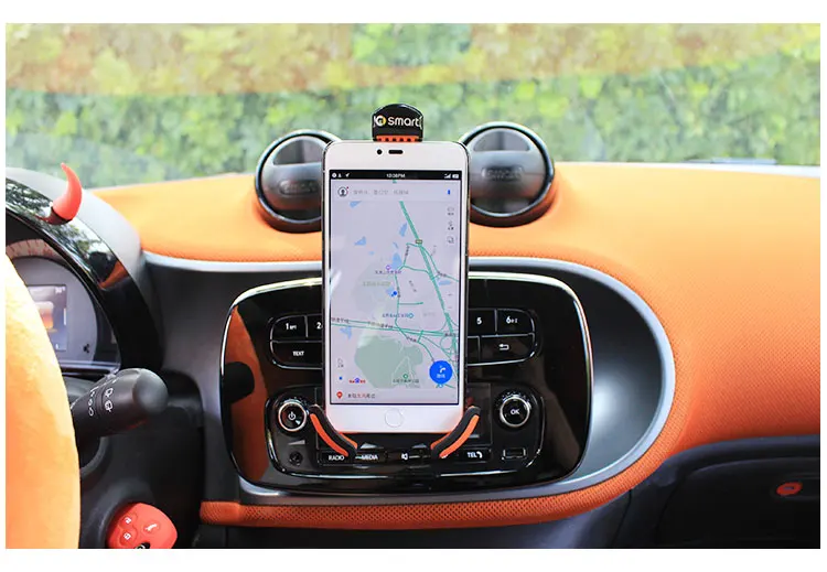 Смарт Fortwo Forfour 453 держатель для мобильного телефона, модная зарядная навигационная рамка для iPhone X 8puls