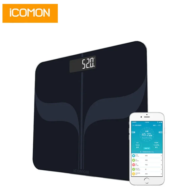 

Original 150kg Smart Bluetooth Body mi Scales Floor Household Human Bathroom Scale Weight Balance LCD Tempered Galss abs Gift
