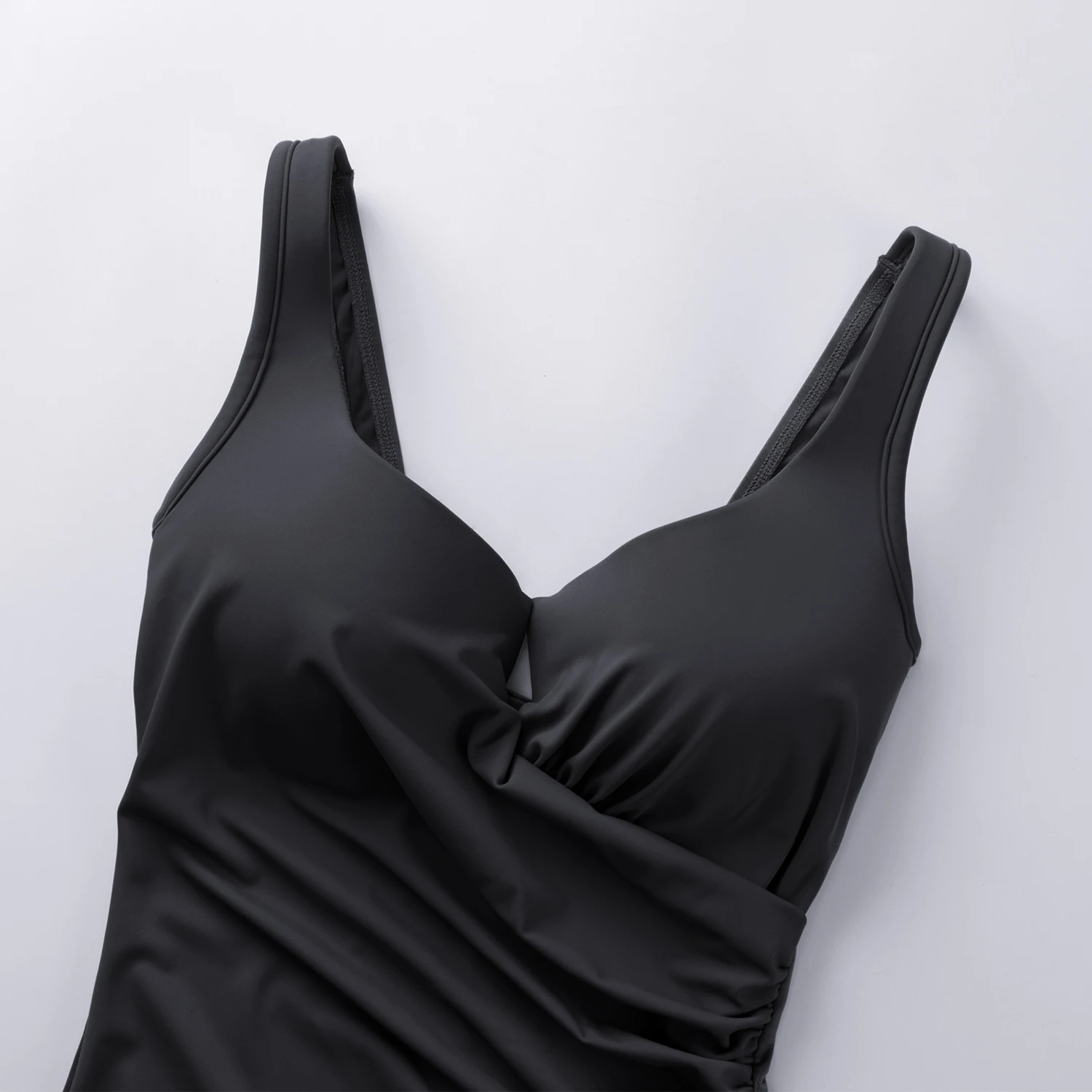 SYROKAN женские Ruched мягкие цельные купальники для похудения на косточках