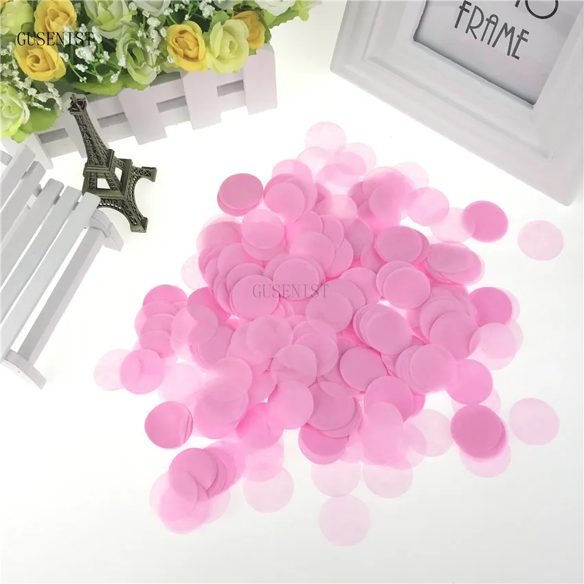 1000 шт. круглая форма разбрызгивает конфетти из папиросной бумаги Boda День