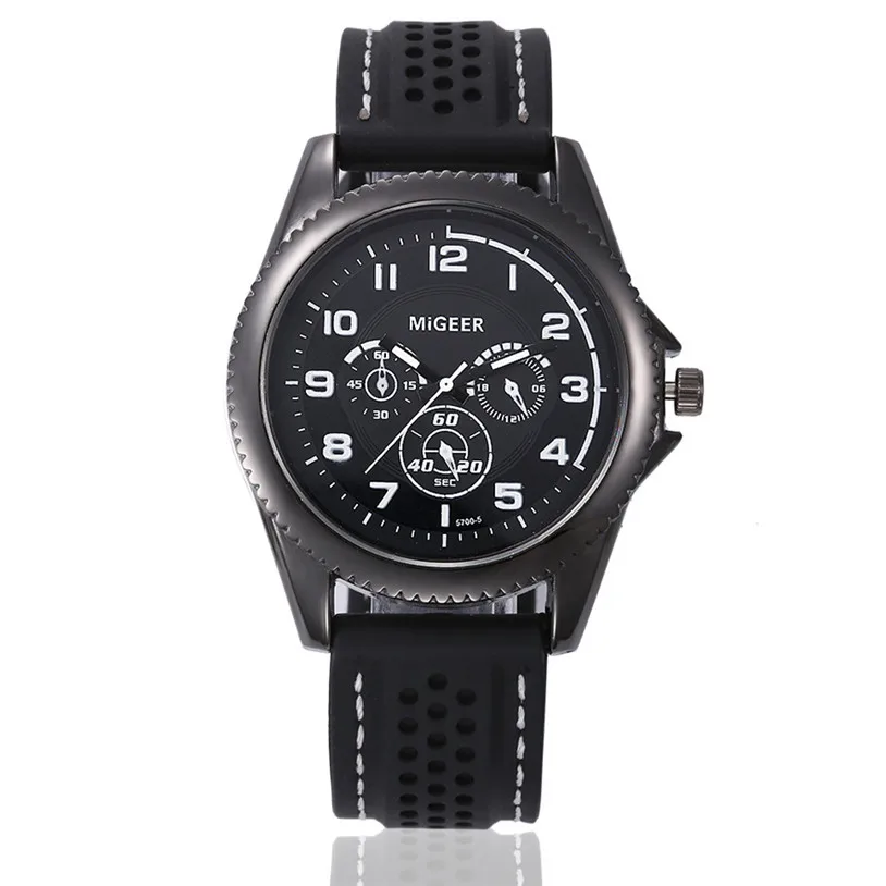 Новые роскошные Брендовые мужские уличные военные часы с силиконовым ремешком