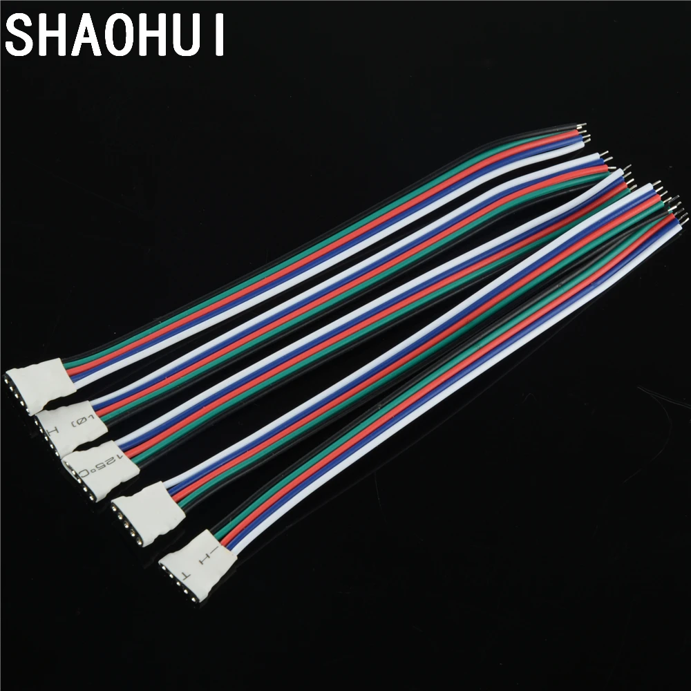 5 шт./лот 5pin женский тип светодиодная лента соединительный провод кабель для RGBW