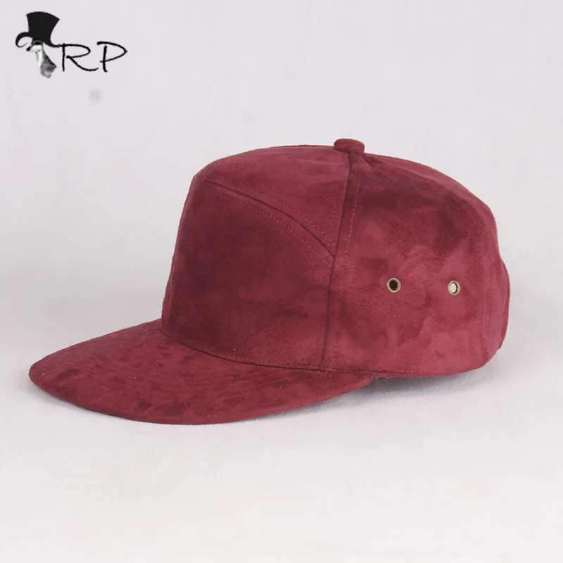 Вельветовые замшевые брендовые пустые 5 кепки хип-хоп шляпа Bone Bobby Five бейсболка