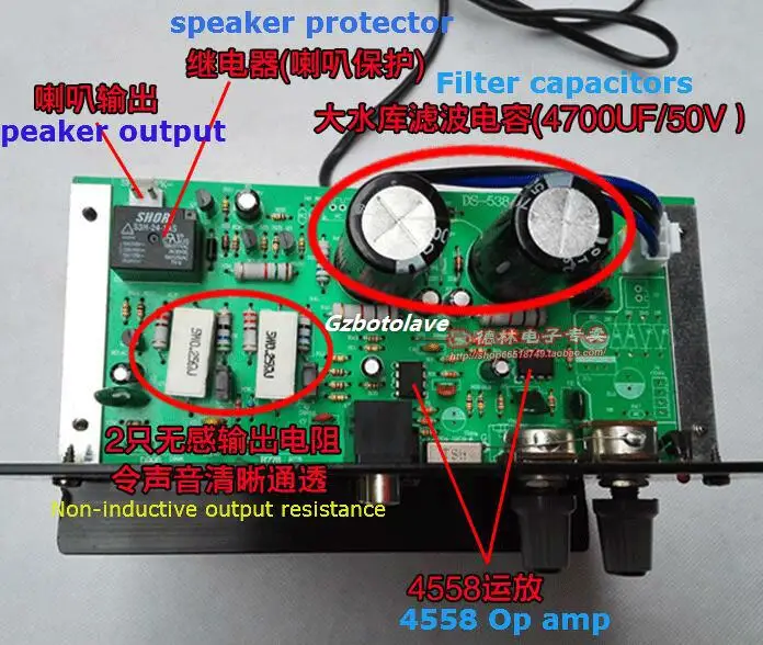 220 В HIFI Профессиональная Большая мощность 250 Вт усилитель доска домашний сабвуфер театральный усилитель мощности