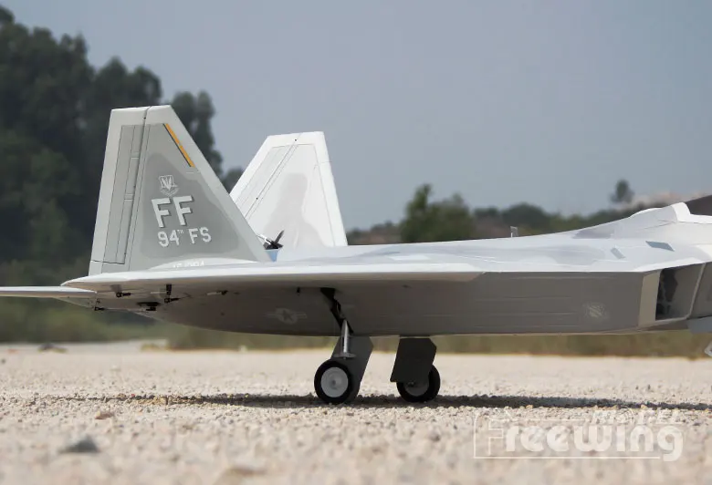 Электрический радиоуправляемый Freewing F22 Raptor 90 мм RC Jet Plane KIT с