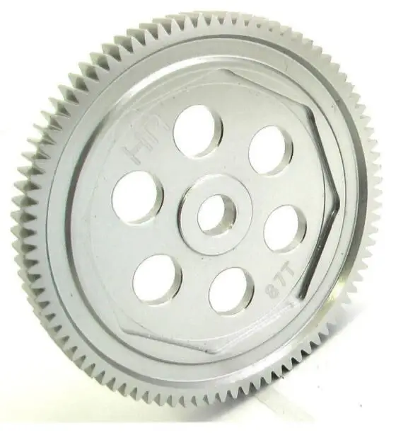 Горячие гонки Associated SC10 2wd 48p алюминий 87t Spur Gear SCT887H|Детали и аксессуары| |