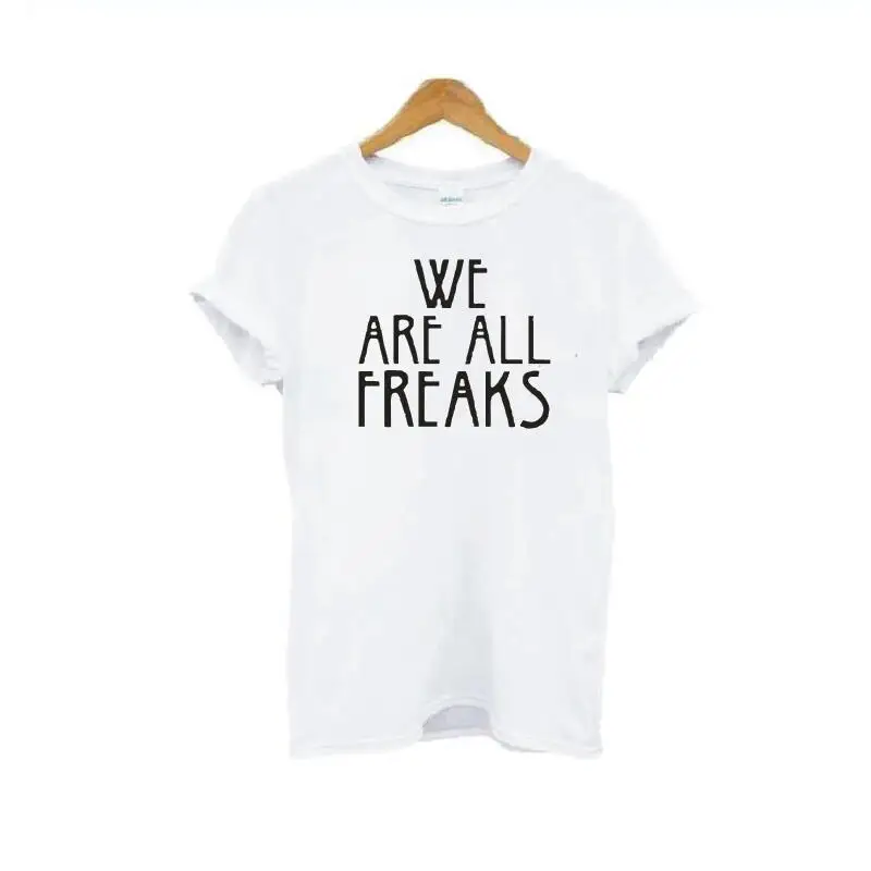 Мы все Freaks футболки женские летние путешественники с коротким рукавом буквенным