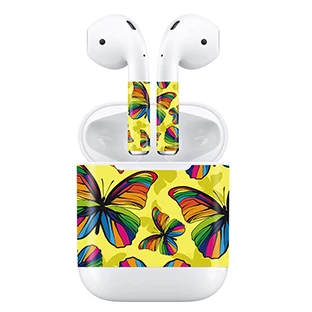 A002 GOOYIYO-Flora наклейка для Apple AirPods 2 Наушники с беспроводной зарядной коробкой Кожа DIY персональная виниловая наклейка наушники наклейка - Цвет: A002
