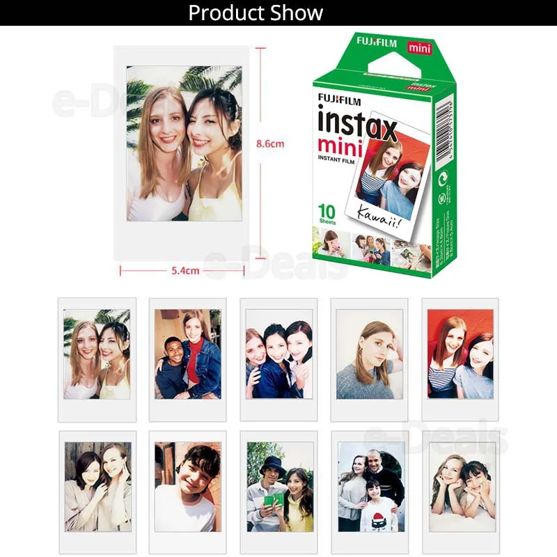 Набор оригинальных фотокамер Fujifilm Instax Mini Tsum Intant с зеркалом для селфи объективом