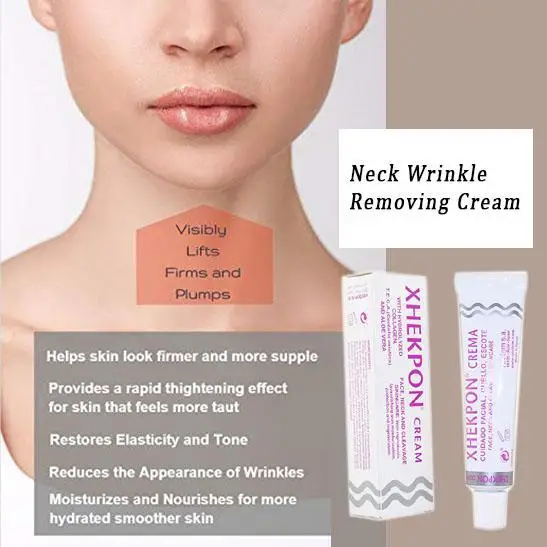 Xhekpon Cream Face and Neck Wrinkle Removing Line Erasing Smooth Skin Anti aging Whitening 40ml | Красота и здоровье