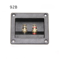 2pcs audio cable connector panel speaker junction box two terminal copper wiring board diy speaker accessories