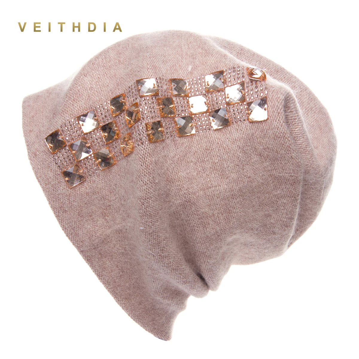 VEITHDIA женские шапки женский Кашемир повседневное осень зима бренд двойной слои