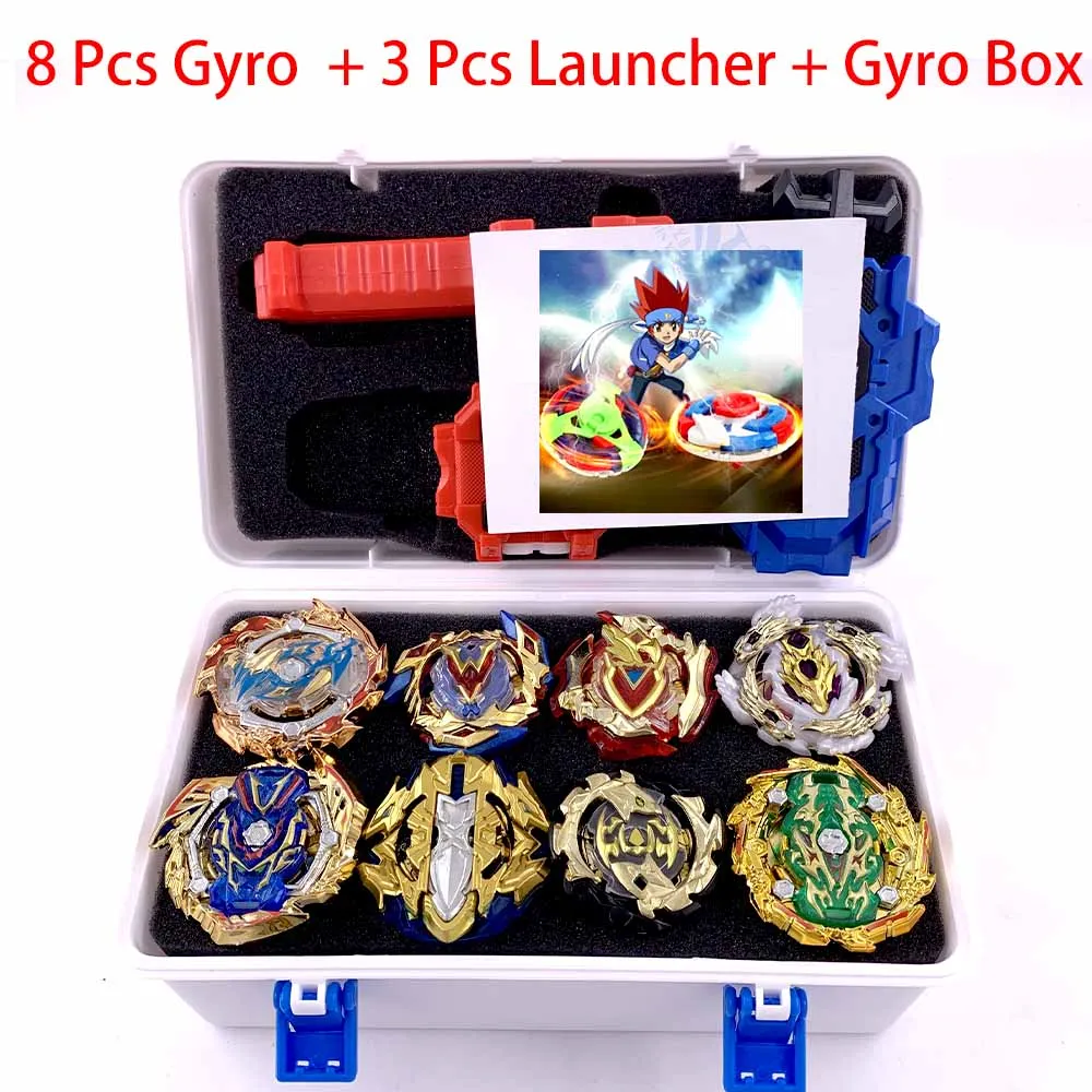 Все топы набор пусковых устройств Beyblade GT God Bey blade blades Burst высокая производительность Battling Top Toys для детей Bables Bayblade - Цвет: SNH-HJ-11