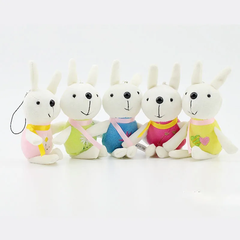 (3 шт./лот) прелестные и красивые различные цвета Улыбка кролик плюшевые игрушки