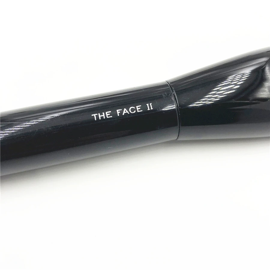 MJ The Face 2 основа для макияжа, Кисть для макияжа, Черная Металлическая Угловая бронзовая Косметическая кисть с бумажной коробкой