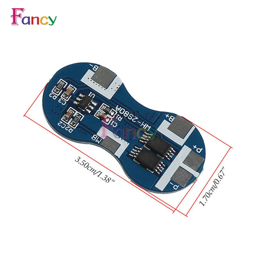 2 S Li Ion 18650 литиевая батарея зарядное устройство Защитная плата 7 4 V перегрузки по