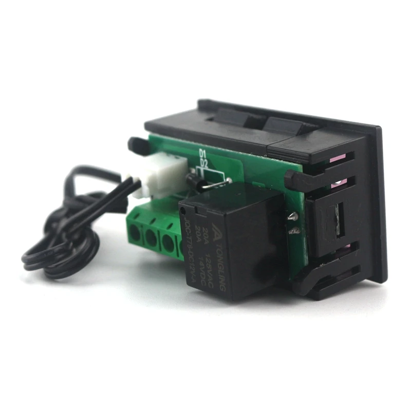 W1218 цифровой термостат DC 12 V-20~ 100C регулятор температуры для инкубатора термостат