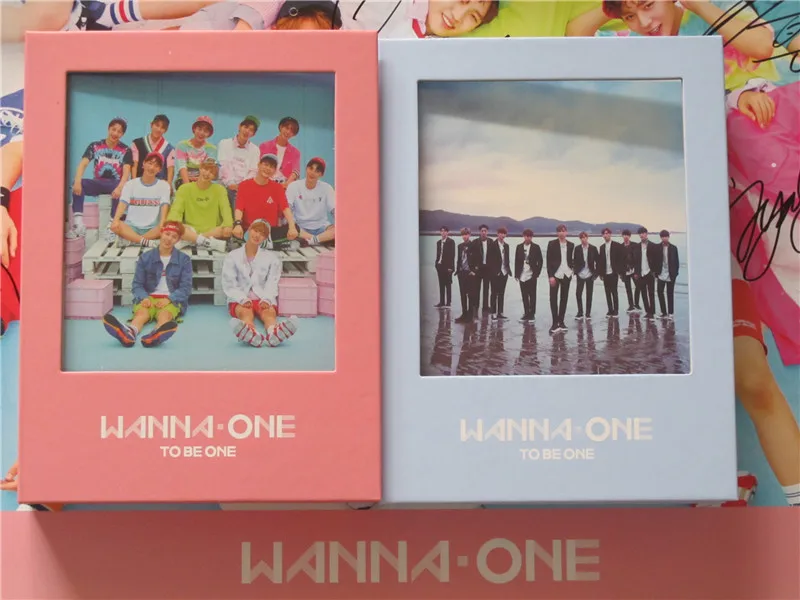 Подписанный WANNA ONE autographed первый альбом CD + подписанный плакат Kpop новая Корейская