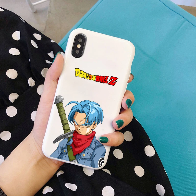W-5683 Dbz Dragon Ball Z Супер Гоку мягкий силиконовый карамельный цвет чехол для телефона для iPhone 11 pro X XR XS MAX 6 7 8 plus 6s TPU - Цвет: W-5683