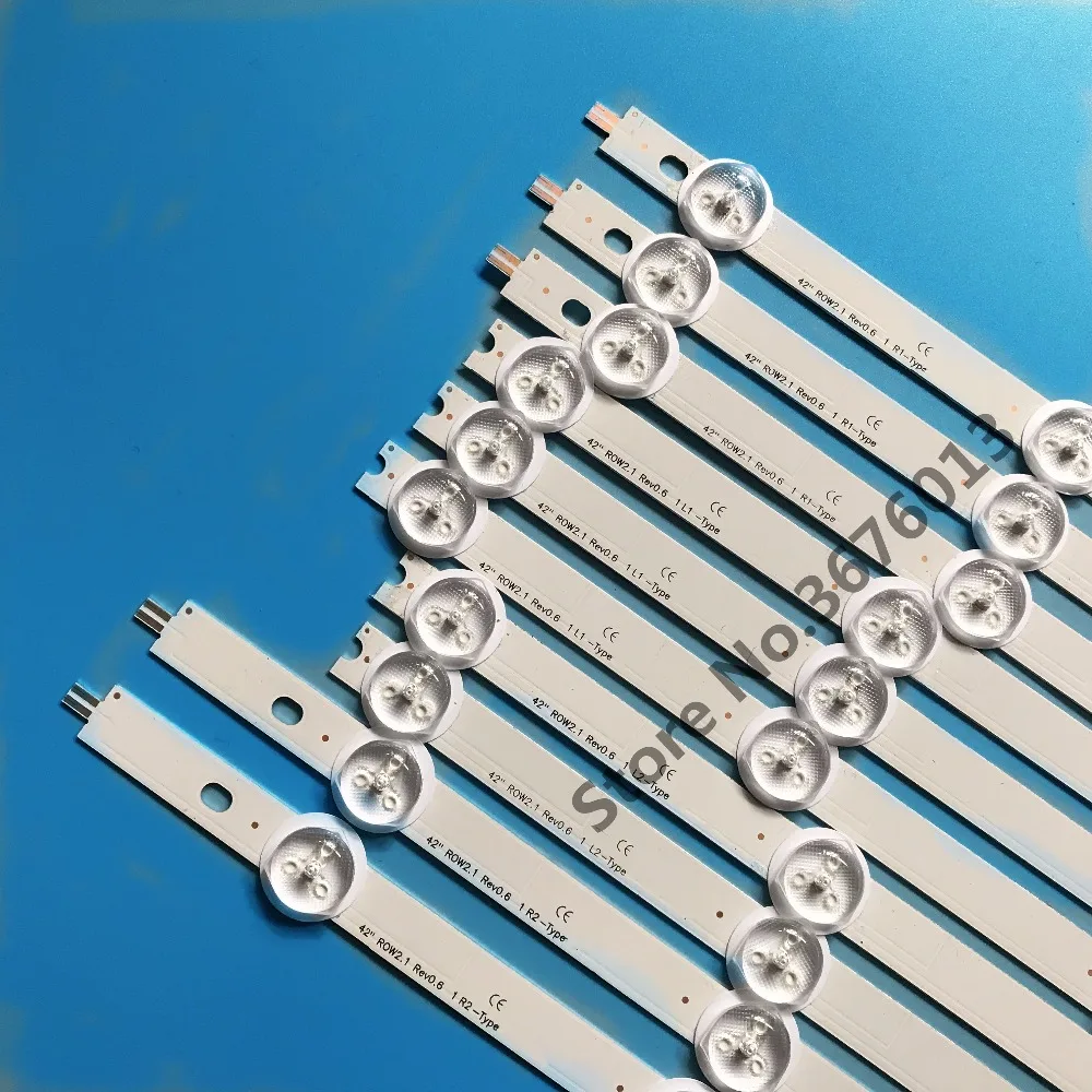 Новый комплект 10 шт. R1 L1 R2 L2 Светодиодная лента Идеальная замена для LC420DUE 42LN5400 6916L