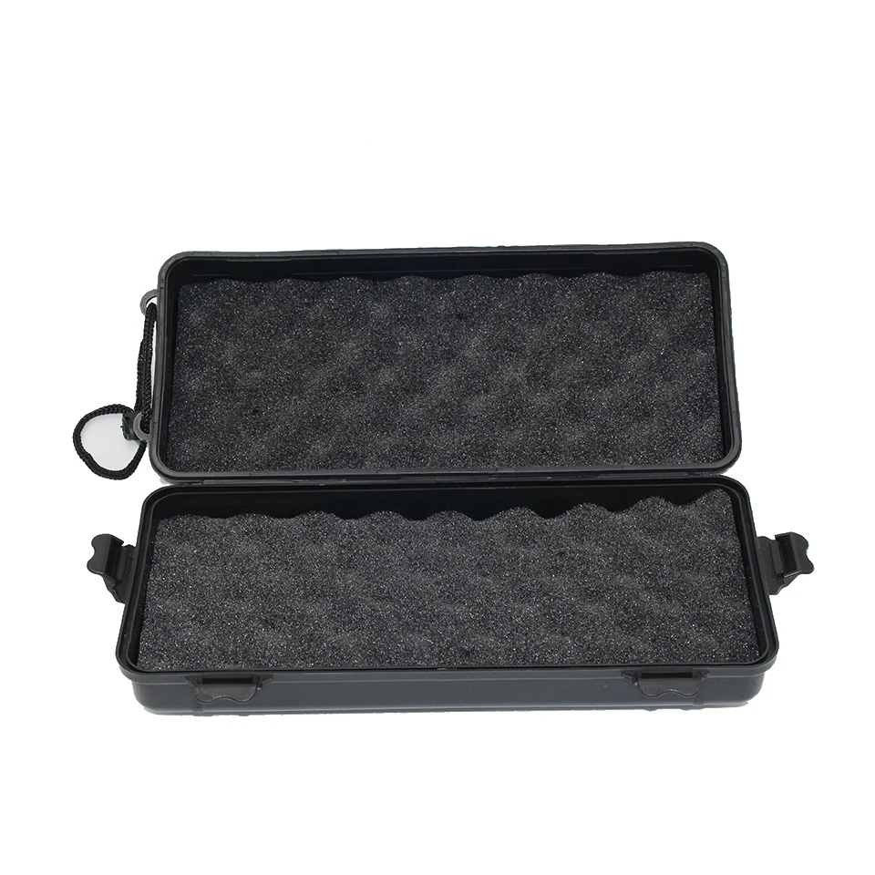 Универсальный водонепроницаемый противоударный черный пластиковый ящик для