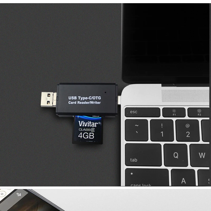 Cliry type C micro USB 3 в 1 OTG кард-ридер высокоскоростной USB2.0 Универсальный TF/SD для Android компьютера удлинители