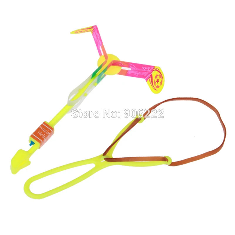 (10 шт./лот) Светодиодные Летающие вертолеты игрушечные стрелы с большими