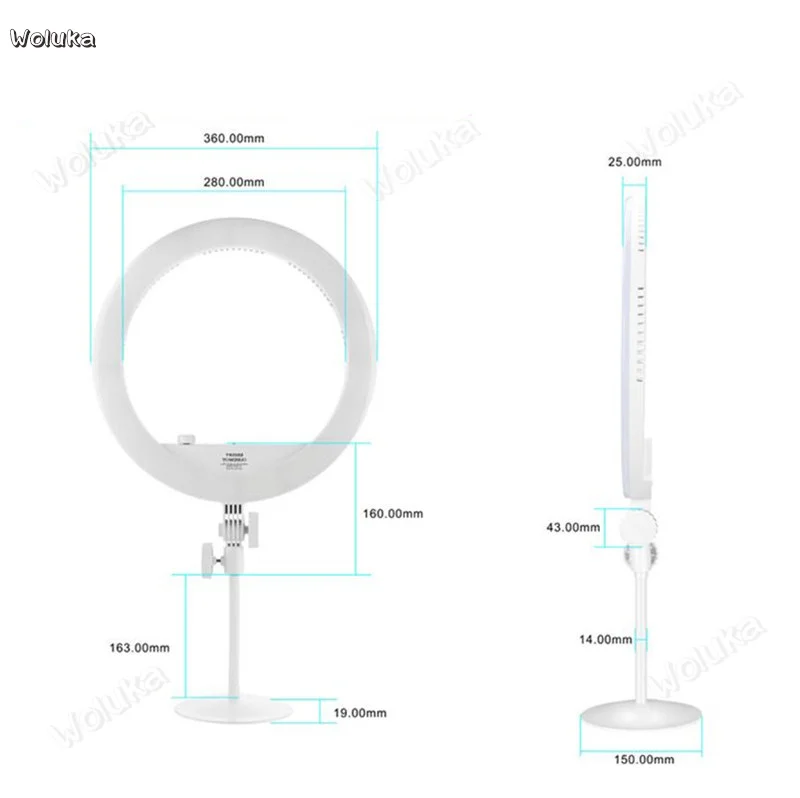 YN208 beauty ring light светодиодная профессиональная лампа для фотосъемки живые огни