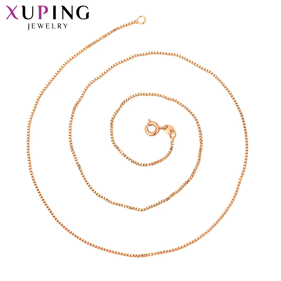 Xuping Новое поступление для женщин позолоченное ожерелье из экологичной меди
