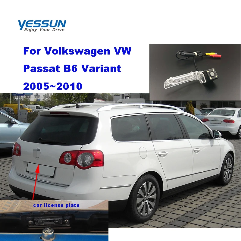 Камера заднего вида Yessun для Volkswagen VW Passat B6 вариант 2005 ~ 2010/Touareg 2009 2010 парковочная