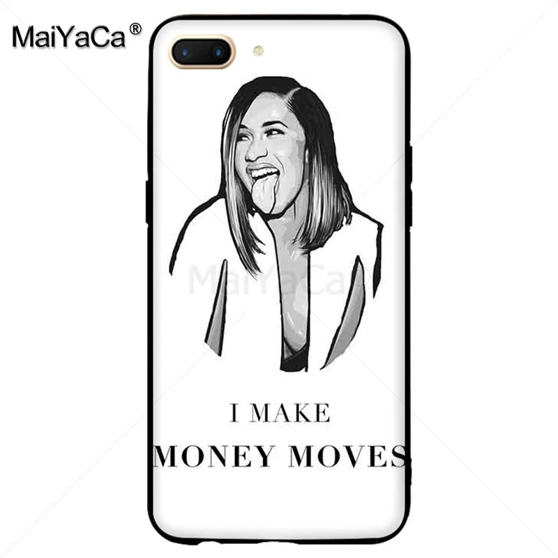 MaiYaCa Cardi B DIY Окрашенные аксессуары для телефона чехол OPPO R9s R11 R9 R15 ЧЕХОЛ ДЛЯ vivo X9sPLUS