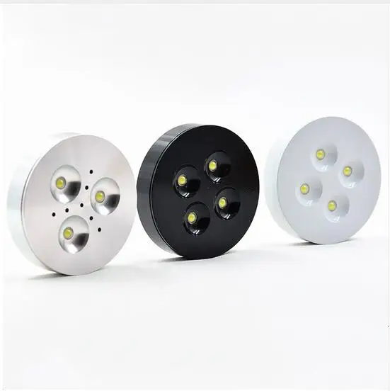 

LED Downlight Dimmable 3W 4W DC12V puck light led cabitnet light Warm White Cold White Recessed LED Lamp Spot Light