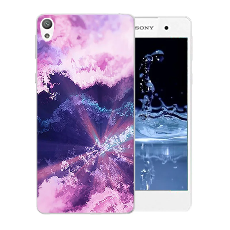 Крючок из мягкого силикона с узором чехол для sony Xperia E5 E 5 F3311 F3313 ТПУ принципиально