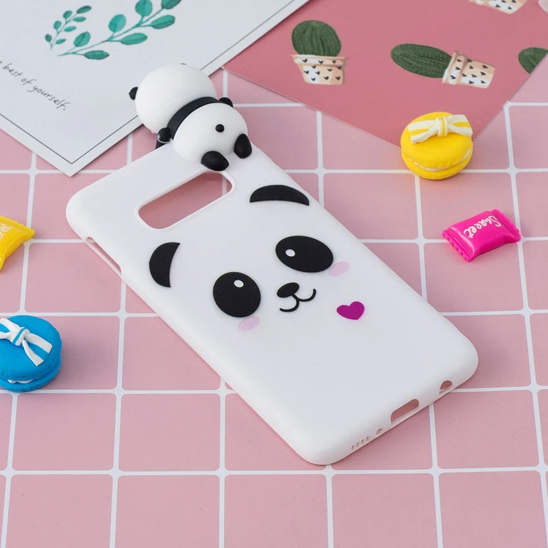 Чехол для Samsung Galaxy S10 силиконовый чехол с пандой S10e Plus G975F S 10 S20 ультра задняя