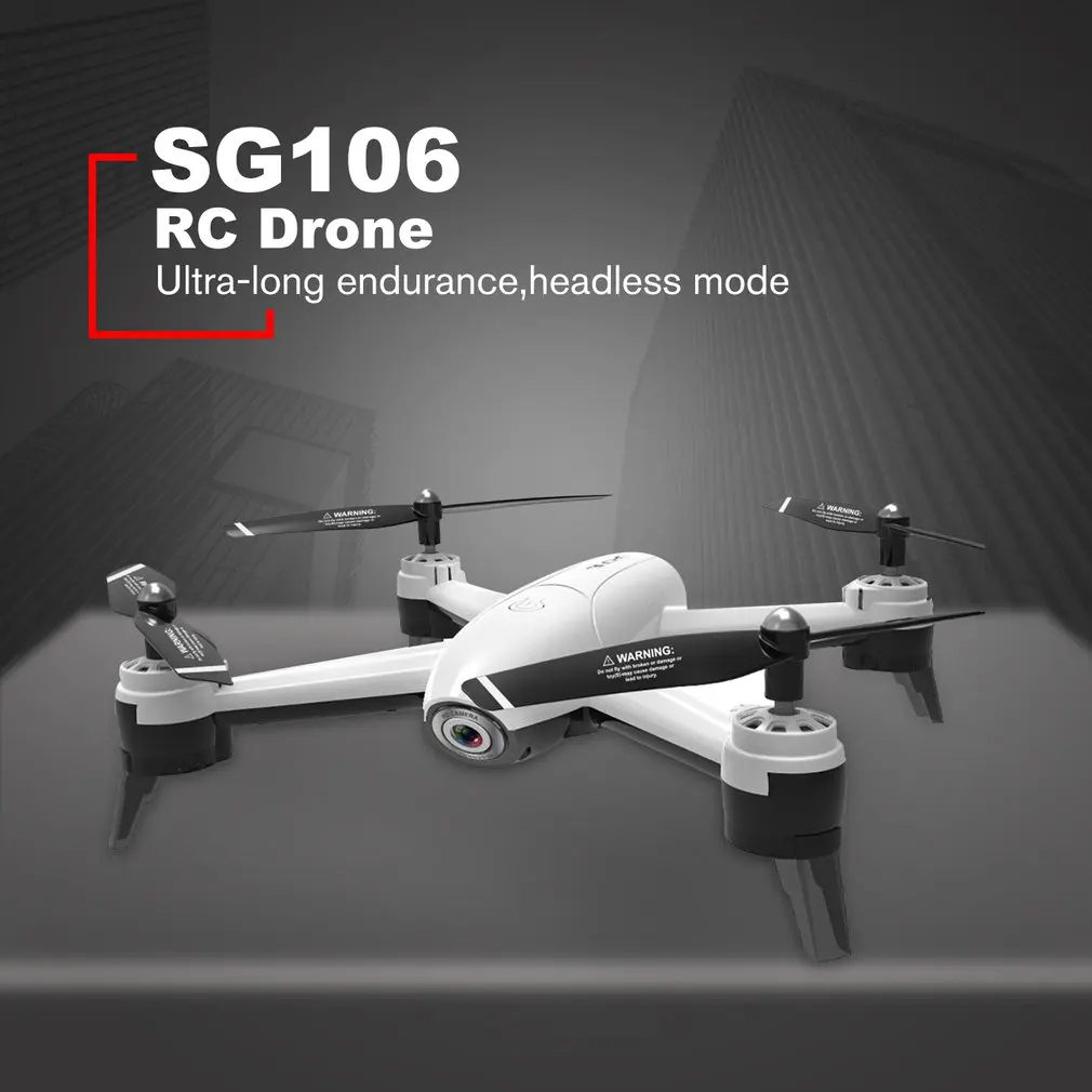 SG106 игрушка-Дрон на дистанционном управлении с 720 P HD Камера FPV WiFi в режиме реального времени воздушные видео р/у Квадрокоптер беспилотный летательный аппарат игрушки для детей, подарок