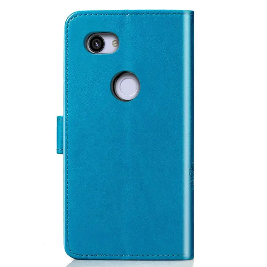 Pixel 3A XL флип-кошелек чехол для Google телефона из искусственной кожи 3D Клевер крышка
