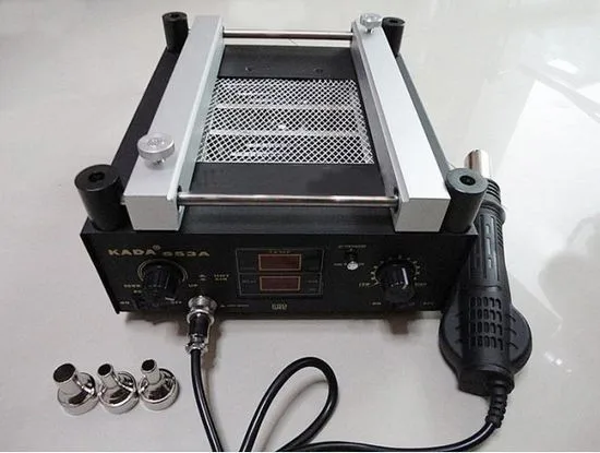 Паяльная станция 2 в 1 KADA 853A RDA 220 В с инфракрасными лучами|soldering hot air|hot airpreheating station |