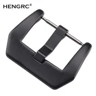 Пряжка из нержавеющей стали для часов, цельнометаллический черный серебристый ремешок для часов, застежка для браслета, Аксессуары Для Panerai, 20 мм 22 мм 24 мм