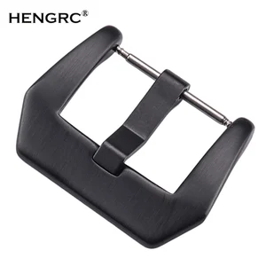 Пряжка из нержавеющей стали для часов, цельнометаллический черный серебристый ремешок для часов, застежка для браслета, Аксессуары Для Panerai, 20 мм 22 мм 24 мм