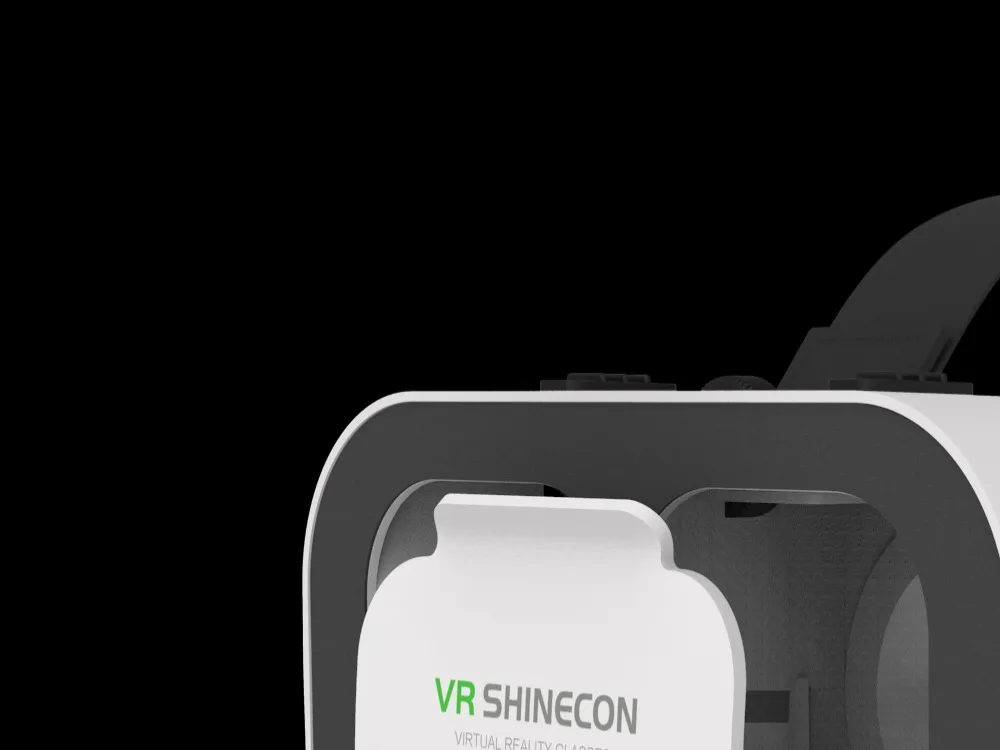 Original Shinecon Z4 Leather 3D Cardboard Helmet Virtual Reality VR Glasses Headset Stereo Box for 4-6' Mobile Phone | Электроника