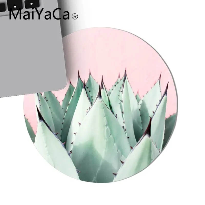 Maiyaca Сочный Блеск DIY дизайн игровой коврик для мыши игровой планшет, коврик для мышки круглый коврик для мыши Противоскользящий игровой коврик для мыши 22x22 см